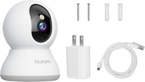 Security Camera 2K. blurams Baby Monitor Dog Camera 360-degree for Home
