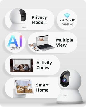 blurams 5G Cameras for Home Security. 2K Pet Camera with Phone App.