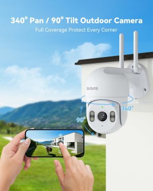 blurams 2K Outdoor Camera Wired. 5GHz/2.4GHz Wi-Fi Cameras for Home