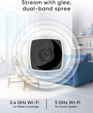 blurams Cameras for Home Security 5GHz. 2K Indoor Camera.
