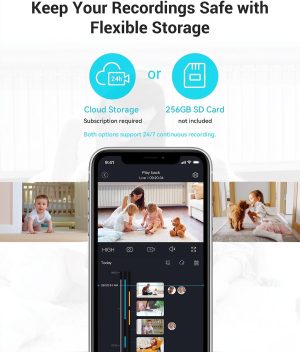 blurams 5G Cameras for Home Security. 2K Pet Camera with Phone App.
