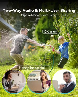 blurams 2K Outdoor Camera Wired. 5GHz/2.4GHz Wi-Fi Cameras for Home