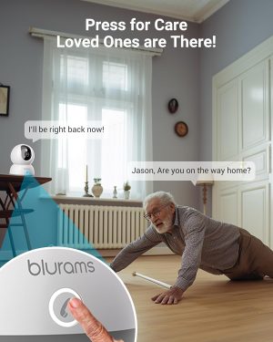 blurams 5G Indoor Camera. 2K Nanny Cam. 360 PTZ Pet Camera with Phone App.